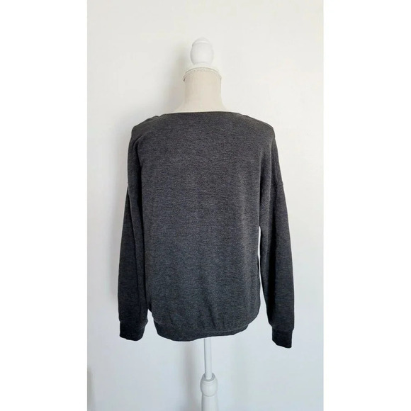 Star Wars The Mandalorian Child Baby Yoda Pullover Fleece Grey Sweatshirt Small - Picture 7 of 8